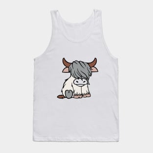 Cute Highland Cow Tank Top